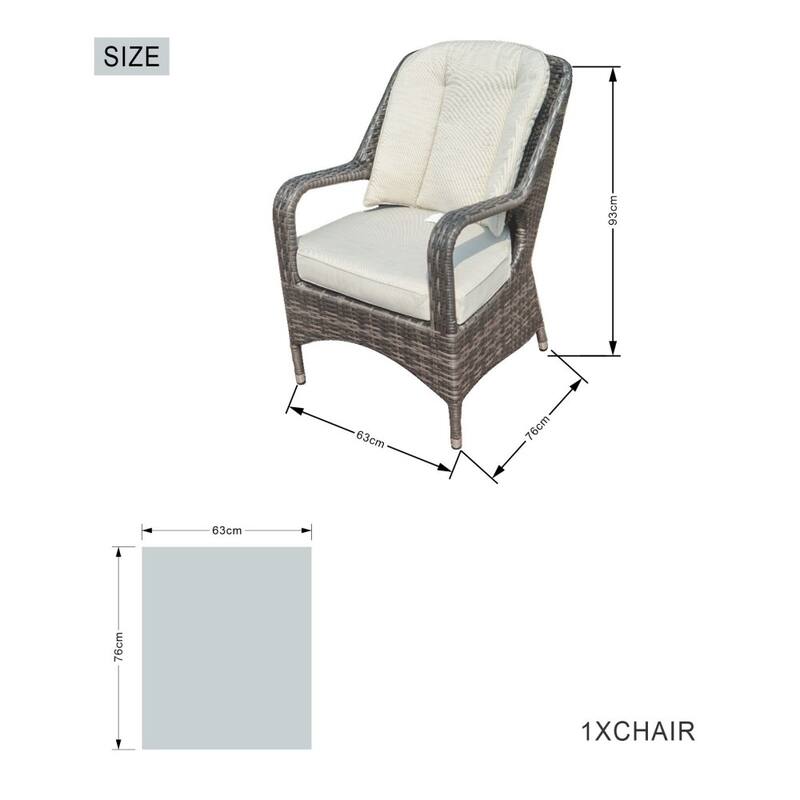 Modern Patio 5-piece Aluminum Wicker Dining Set with Square Glass Top Table and 4 Chairs