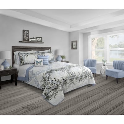 Quilt 2PC Set T Forever Blue