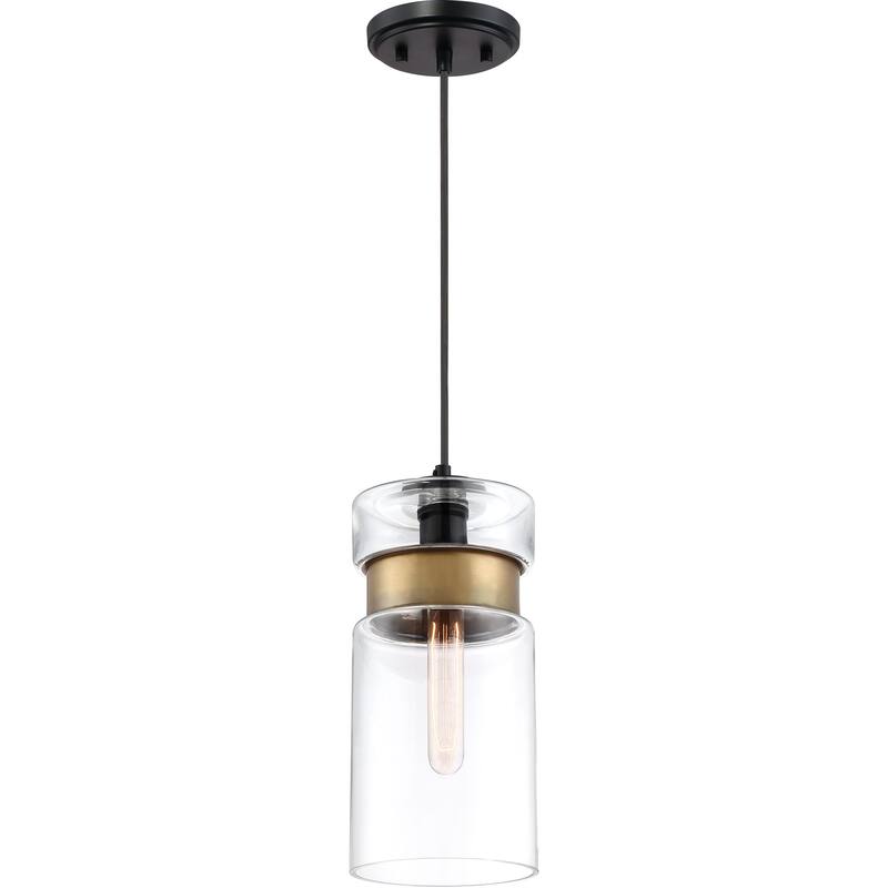 Gathering 1-Light Mini Pendant in Mystic Black