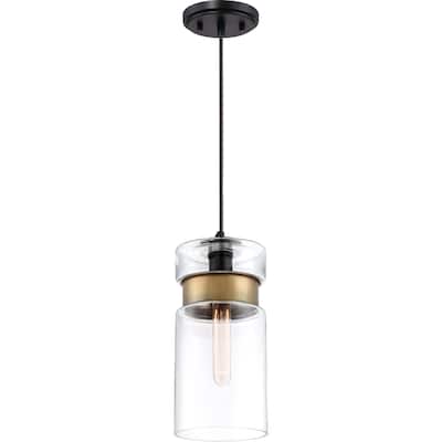 Gathering 1-Light Mini Pendant in Mystic Black