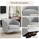 preview thumbnail 33 of 88, 31.1'' W Modern Barrel Swivel Accent Chair