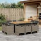 Option Grey 10-seater Wood