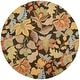 preview thumbnail 48 of 64, SAFAVIEH Handmade Blossom Christiana Modern Floral Wool Rug 6' Round - Black/Multi - Round