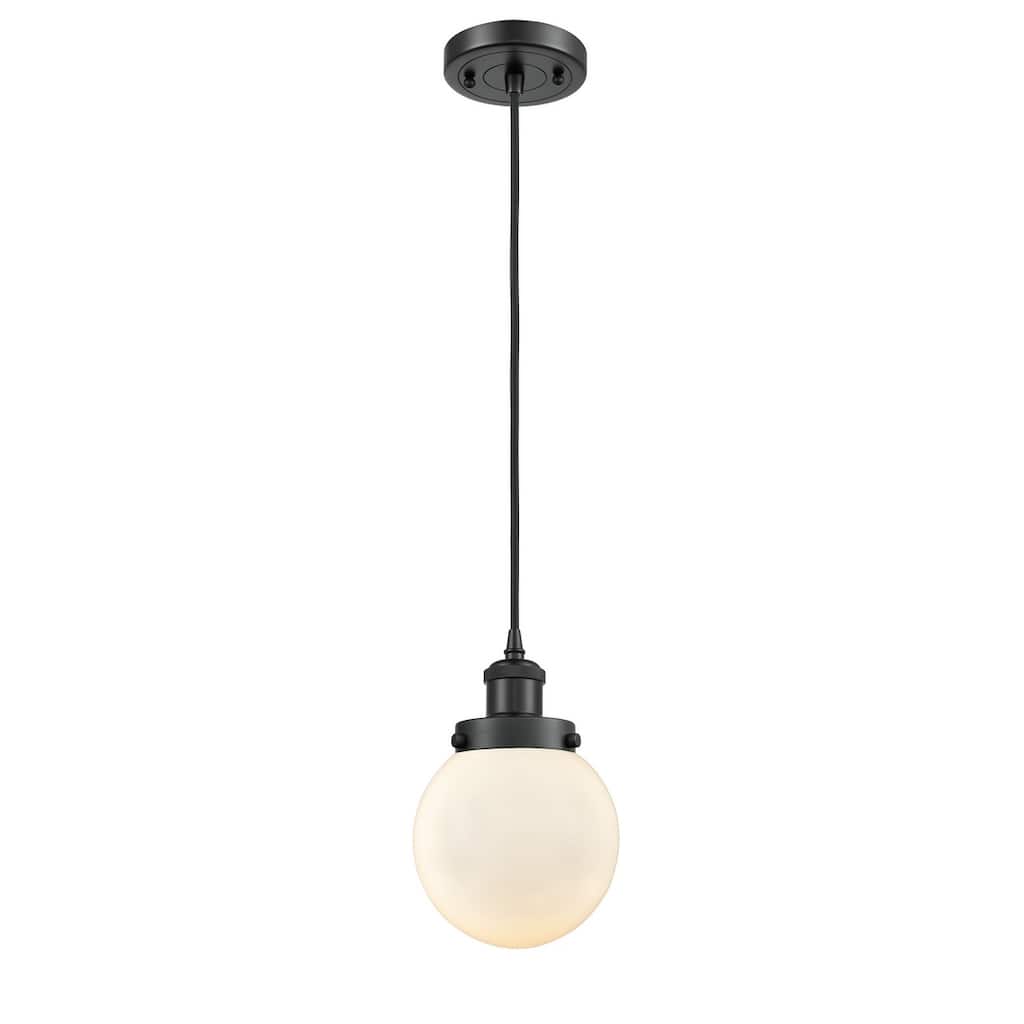 Innovations Lighting Beacon 6" Wide Mini Pendant - Cord Hung