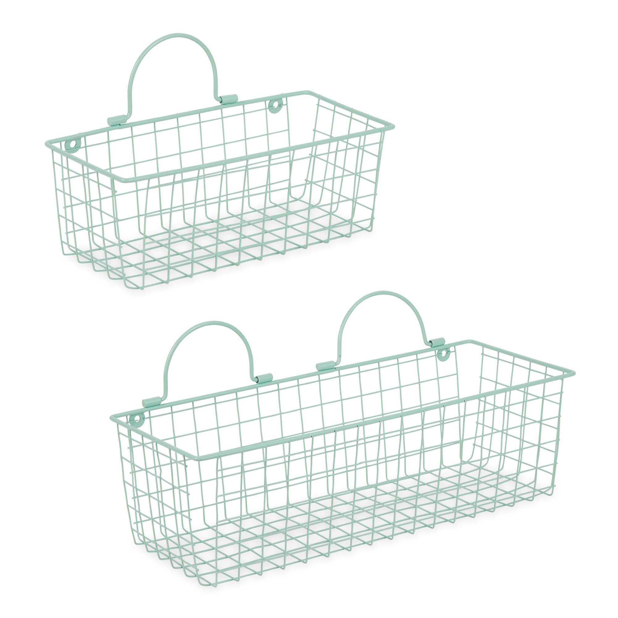 DII Wire Wall Basket(Set of 2) Grey