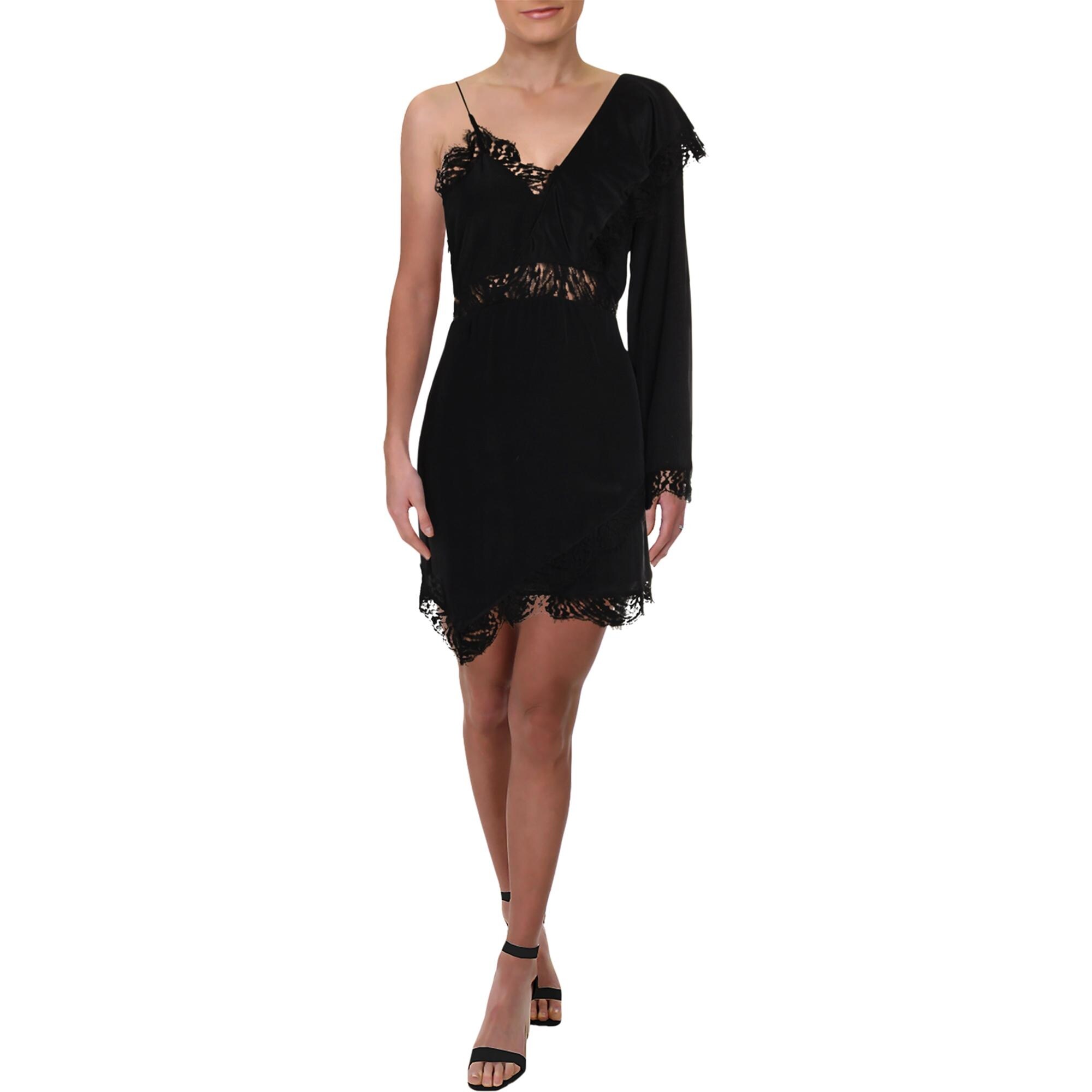 送料無料 新品 Iro ドレス ファッション Iro Womens Dress Party Shoulder One Trim Lace Silk Haven その他
