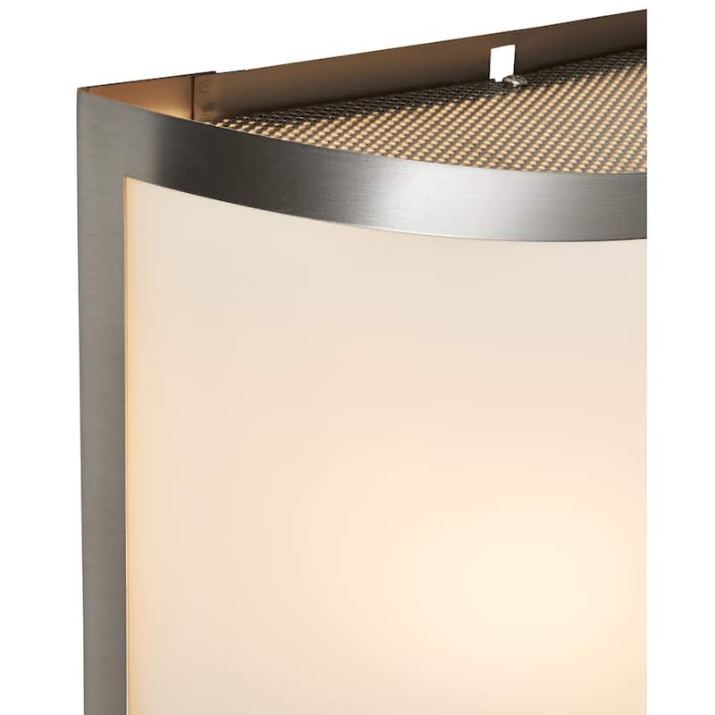 Access Lighting Artemis Basic Wall Sconce - 2-Light - Brushed Steel Finish - Bulb Included