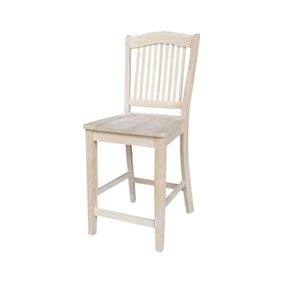 Stafford Solid Wood Counter Height stool - 24"
