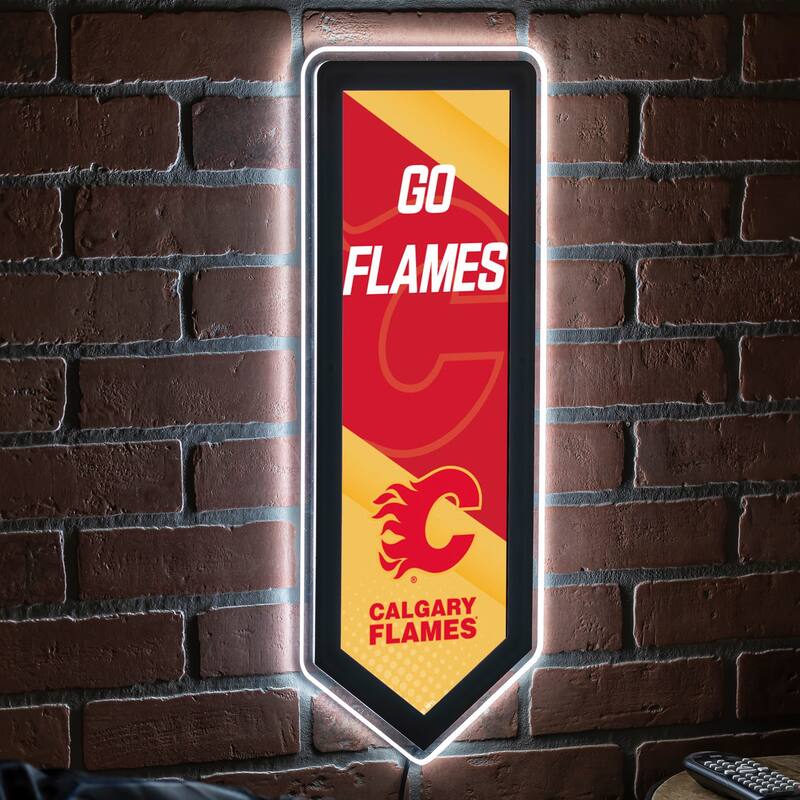 Calgary Flames LED Lighted Sign - Multi