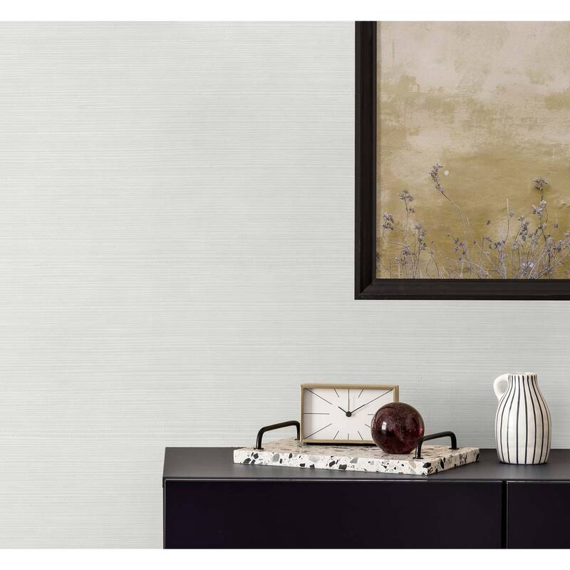 Seabrook Designs Seawave Sisal Embossed Vinyl Unpasted Wallpaper