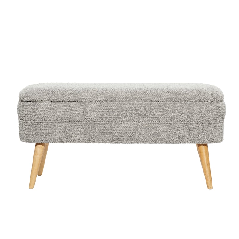 Wood Contemporary Storage Bench - 40 x 16 x 19