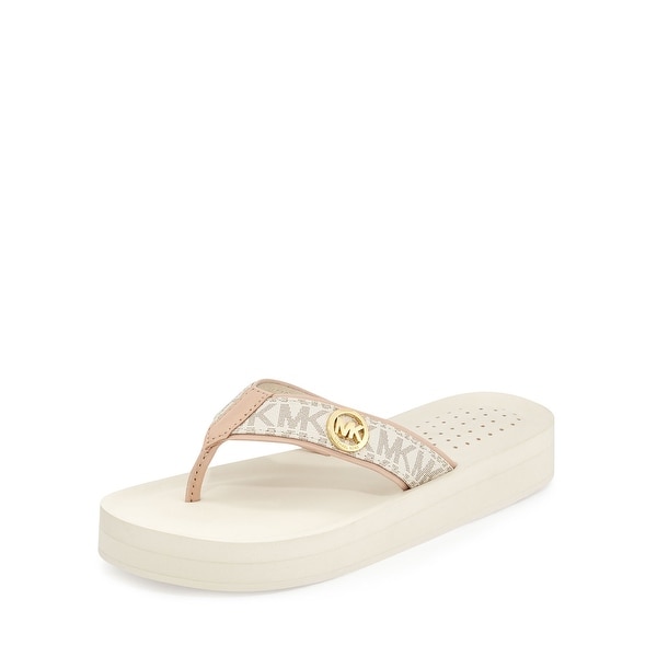 michael kors gage flip flops