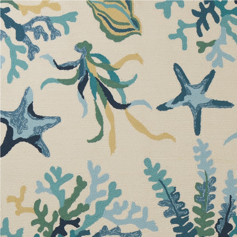 Domani Trails Coral Reef Indoor/Outdoor Rug