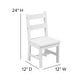 preview thumbnail 20 of 41, Kids 3 Piece Solid Hardwood Table and Chair Set for Playroom, Kitchen