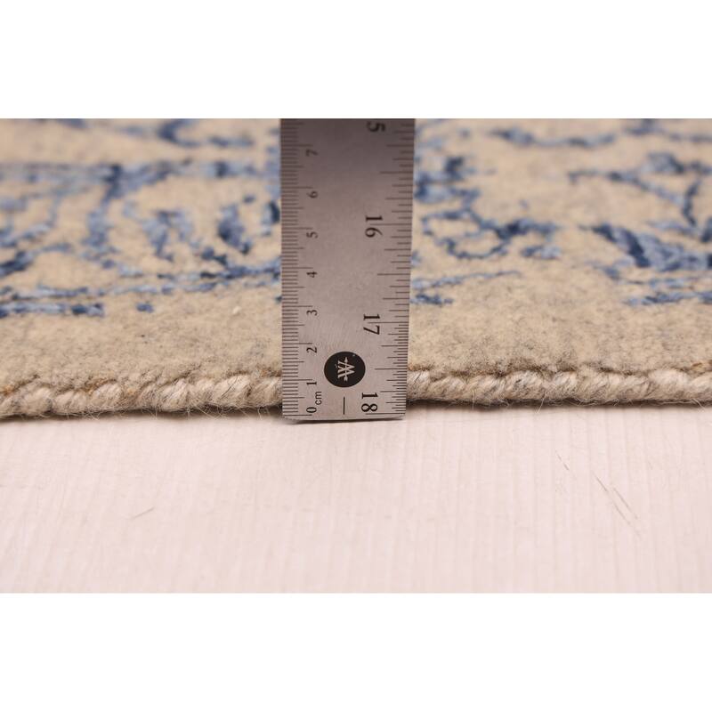 ECARPETGALLERY Hand Loomed Elysian Light Khaki Rug - 8'0 x 9'11