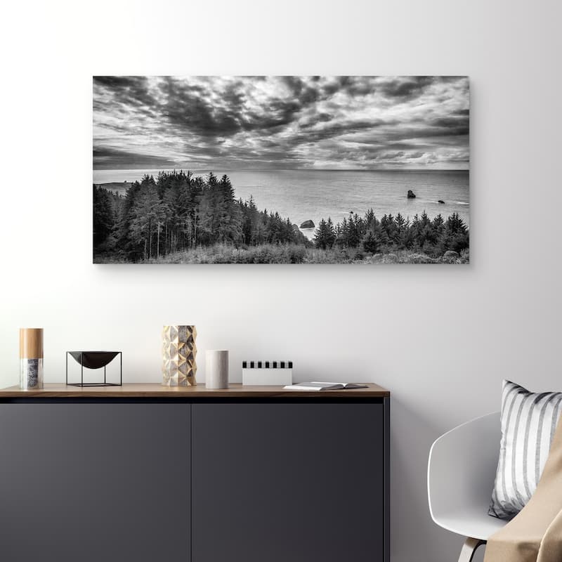 Fifty Shades of Black & White by Sossi Madzounian Canvas Art Print