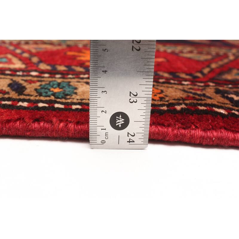 ECARPETGALLERY Hand-knotted Konya Anatolian Red Wool Rug - 4'2 x 6'9