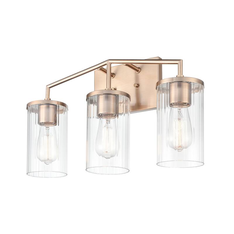 Millennium Lighting Beverlly Bathroom Vanity Light Fixture with Clear Beveled Glass Shades