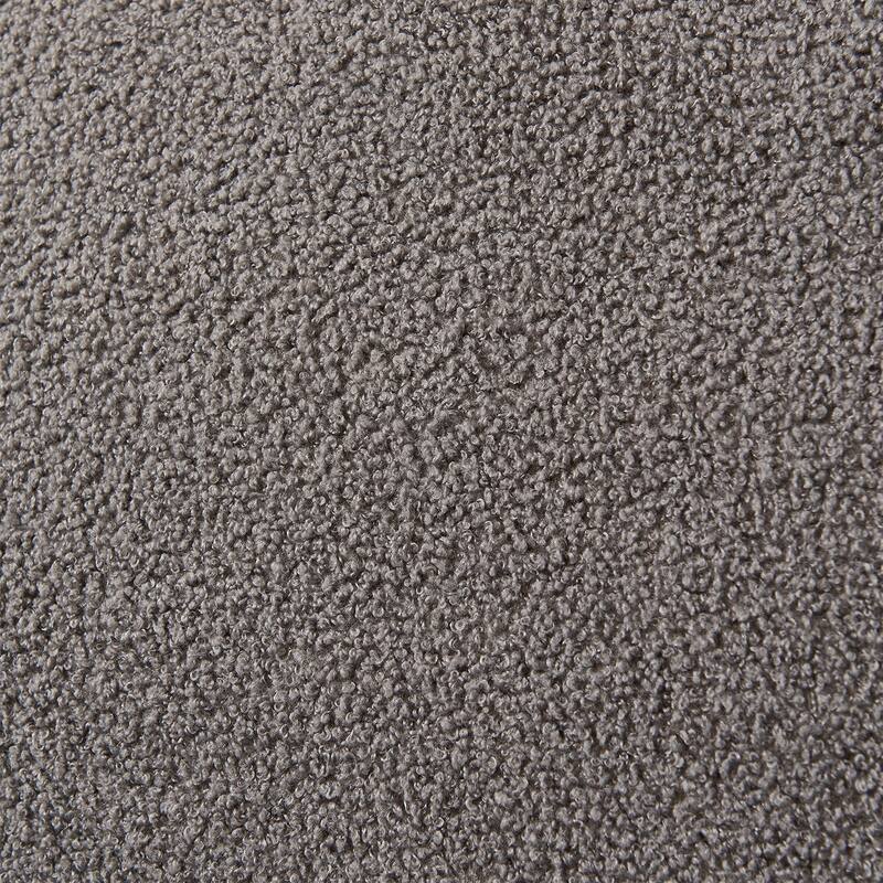 59" Lambswool Fabric Upholstered Loveseat Sofa with High Back & Toss Pillows 2 Seater Leisure Couch ,Tool-Free Assembly