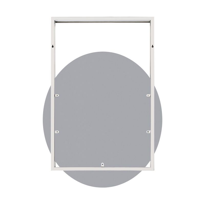 Pierre 30" Vanity Mirror In Chrome - 23.6" x 4" 35.45"