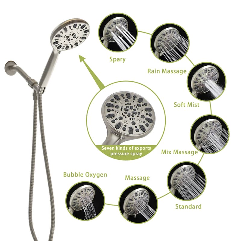 Topcraft Wall Mount Multi-Function Hand Showerhead