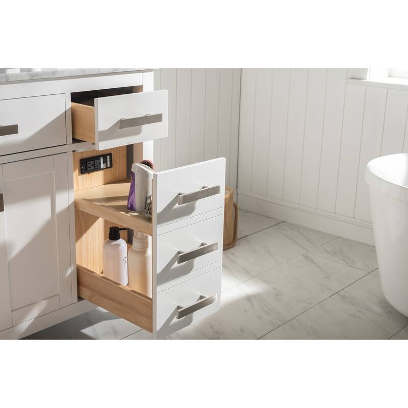 Valentino 48" Single Vanity in White
