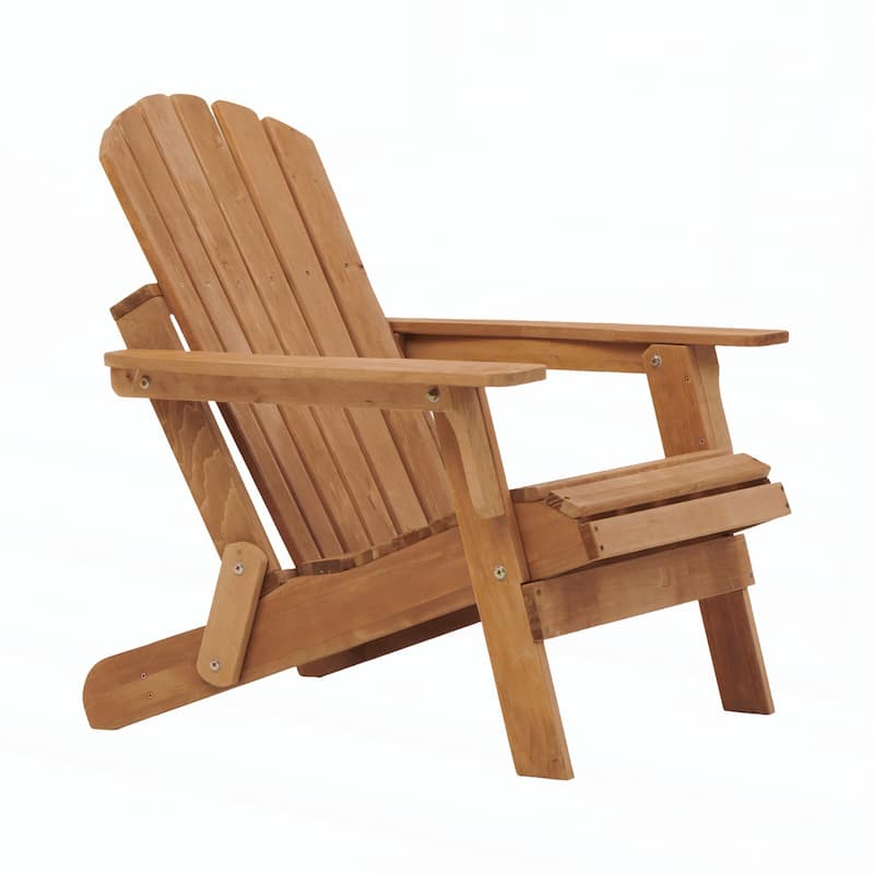 Oversize Wooden Outdoor Folding Adirondack Chair