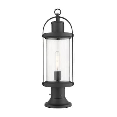 Z-Lite Roundhouse 22" Tall Outdoor Pier Mount Post Light