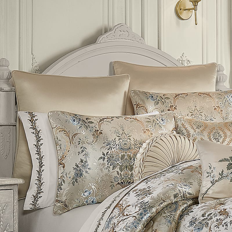 J. Queen New York Jacqueline Euro Sham - Ivory - Euro Square