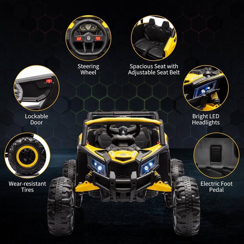 24V 2 Seater Ride on UTV Car for Big Kids