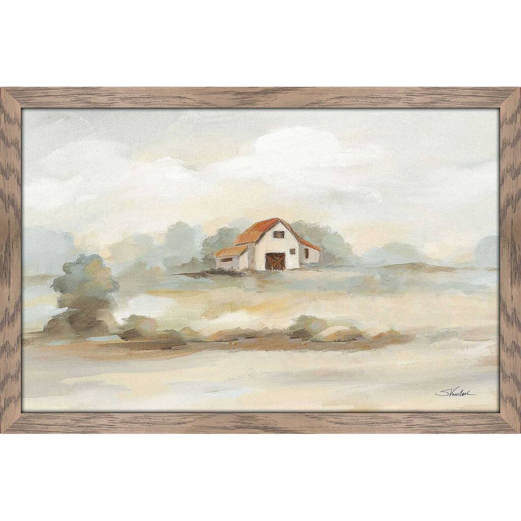 "The Old Farm Landscape" by Silvia Vassileva Print on Acrylic.