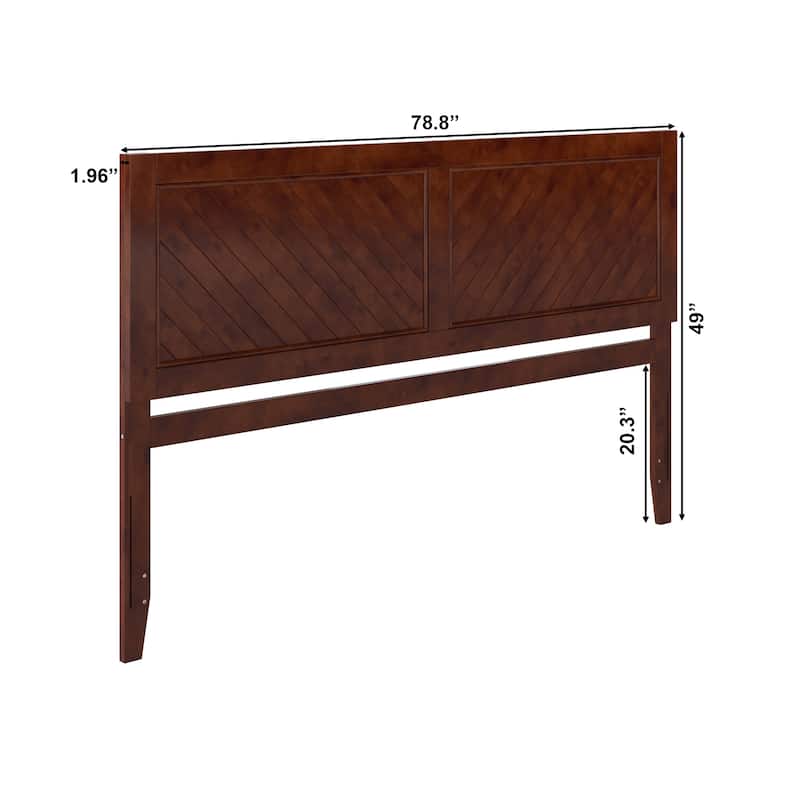 AFI Canyon Wood Headboard with Attachable Charger