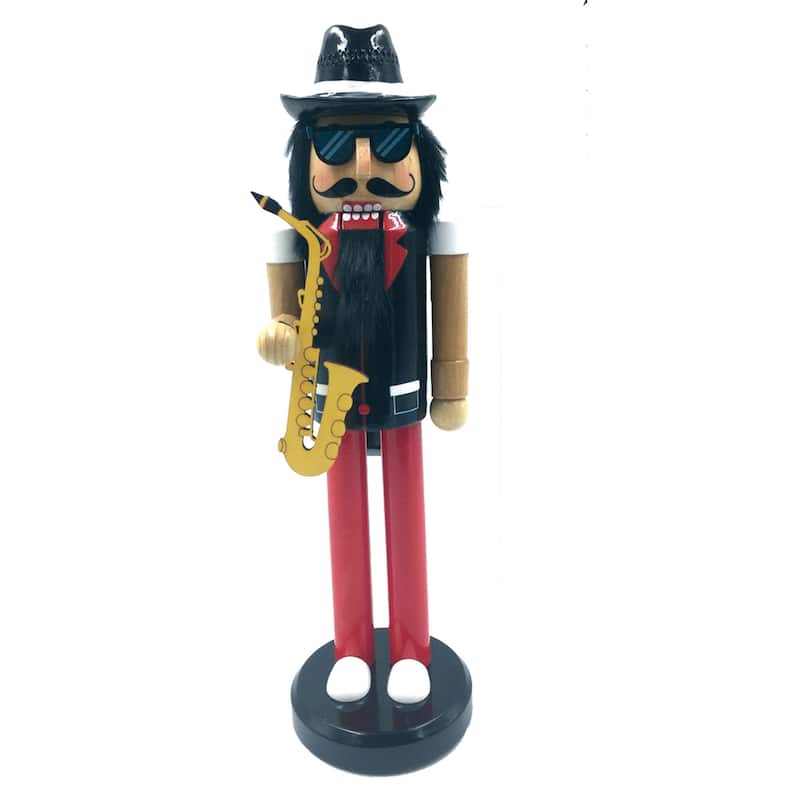 14 inch Jazz Nutcracker - navy