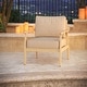 preview thumbnail 26 of 183, Sunbrella Outdoor Deep Seat Cushion Seat 25 x 25.5 x 5 | Back 25 x 18 x 5 - Canvas Antique Beige