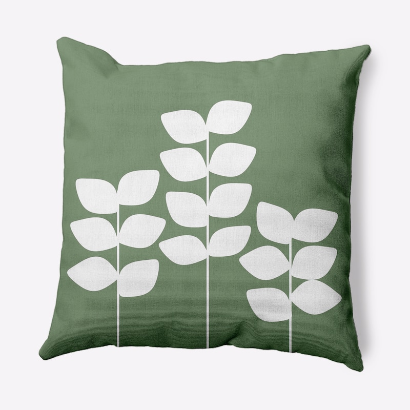 Simple Stems Indoor/Outdoor Throw Pillow - 18" x 18" - Muted Green