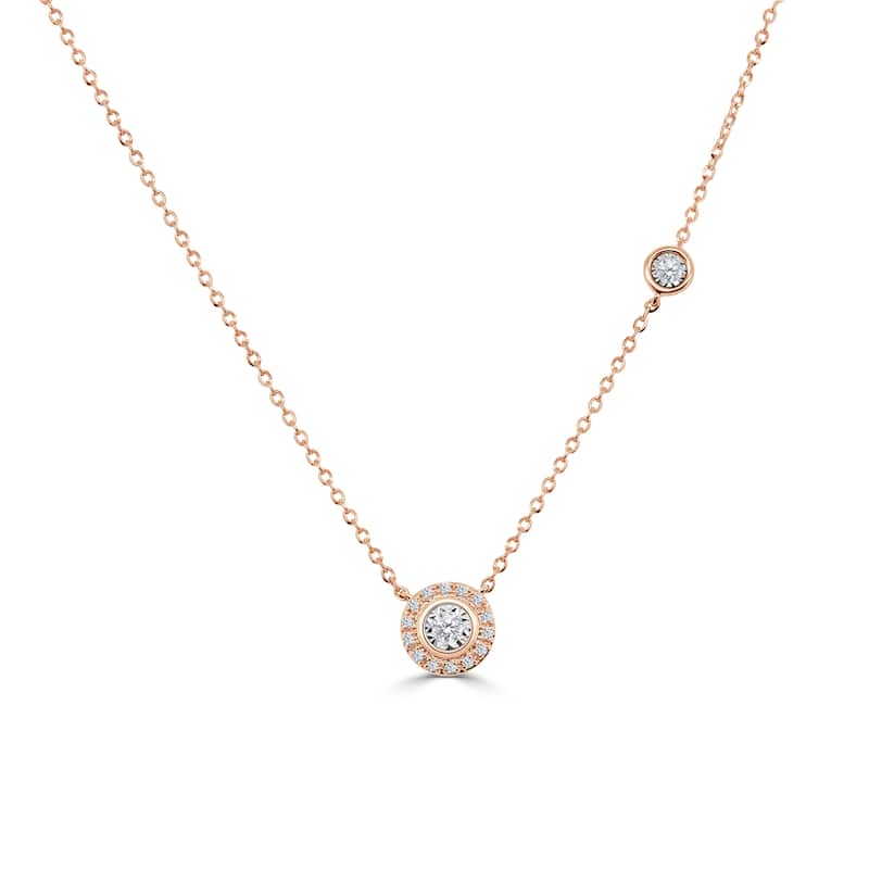 Joelle Collection 14K Gold Diamond Necklace