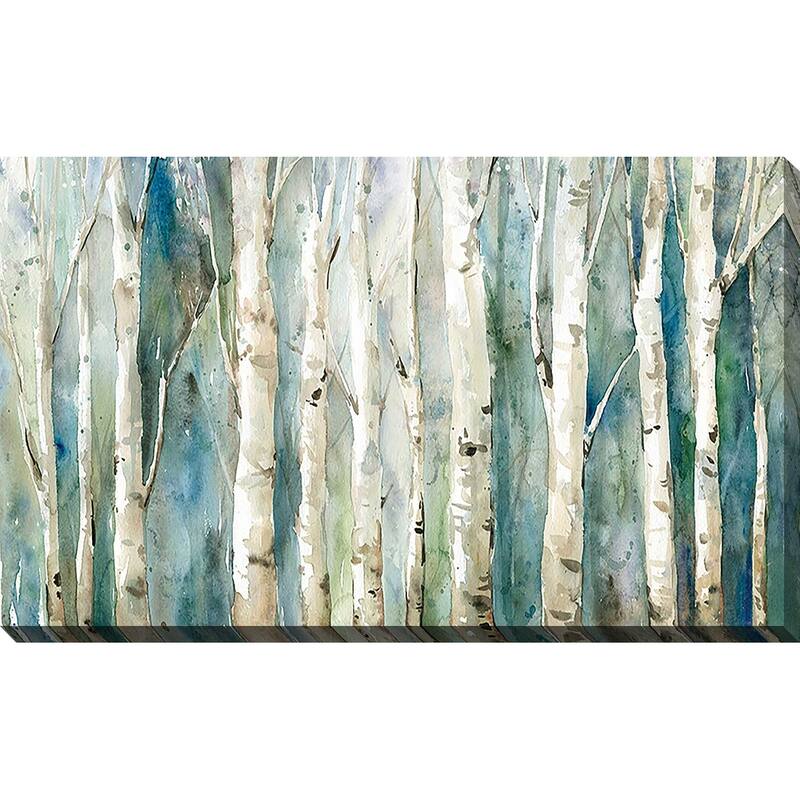 "Birch River Walk" Print on Canvas