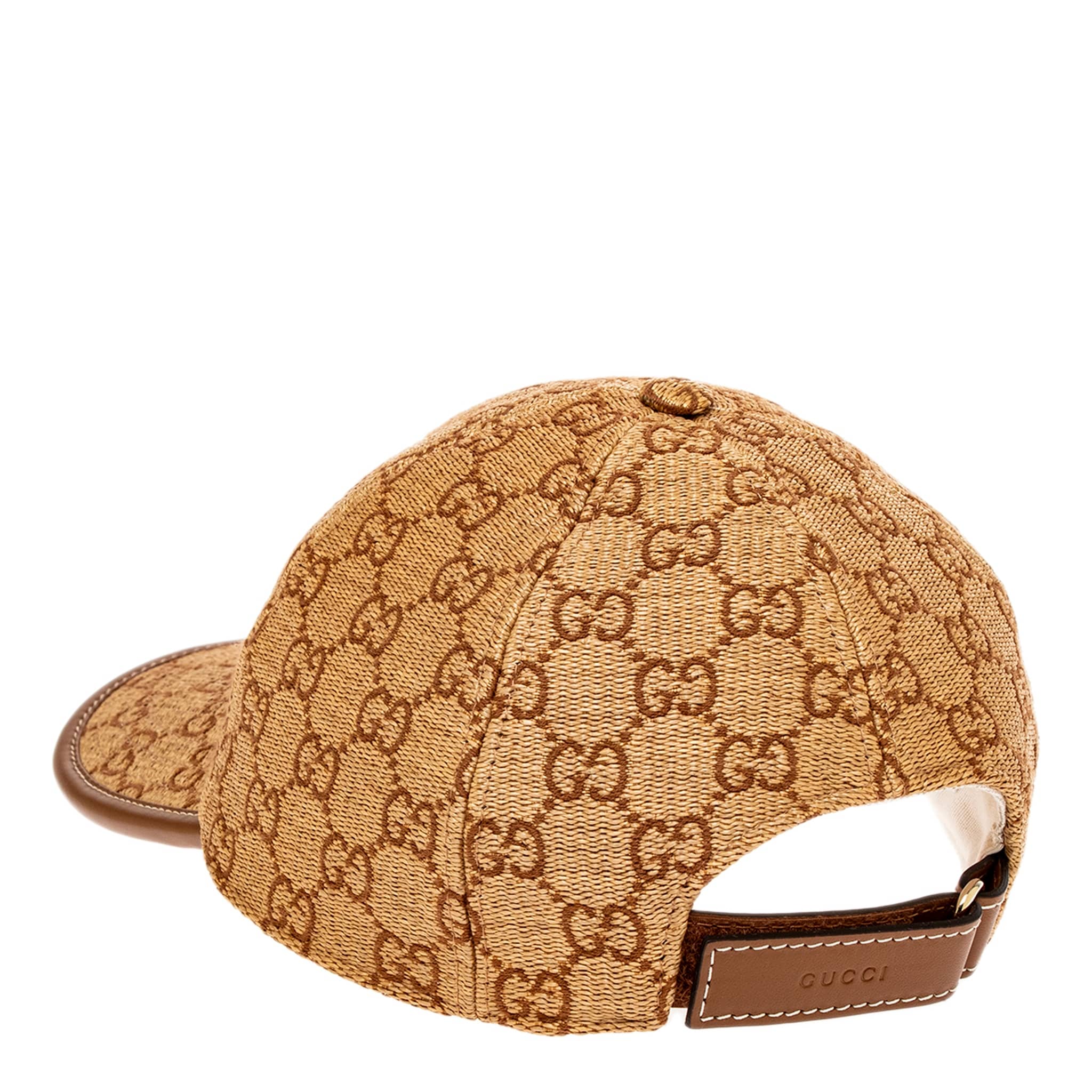 Gucci GG Straw Baseball Hat - Overstock - 43326607