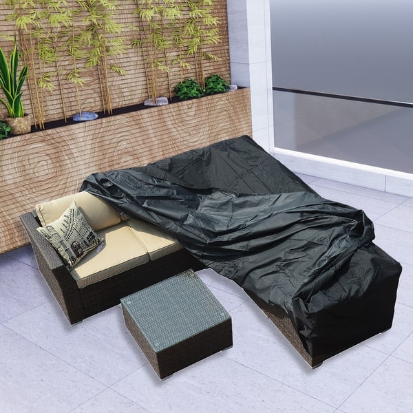slide 2 of 10, Plus Large Square Dining Set Patio Garden Furniture Waterproof Cover