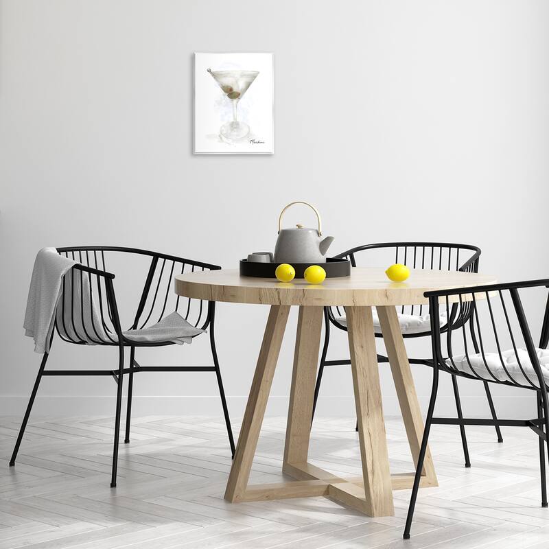 Stupell Soft Muted Martini Wall Plaque Art Design By Matthew Piotrowicz