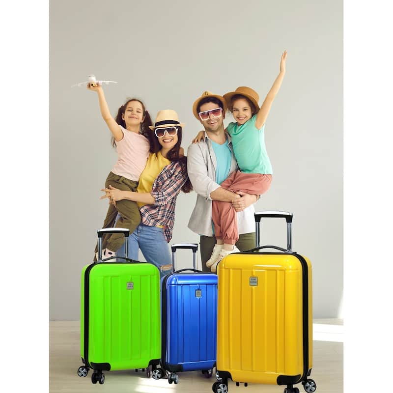 Contour 3-piece Hardside Spinner TSA Combination Lock Luggage Set