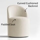 preview thumbnail 27 of 40, Linen Upholstered Dining Chair with Castors (Set of 2)