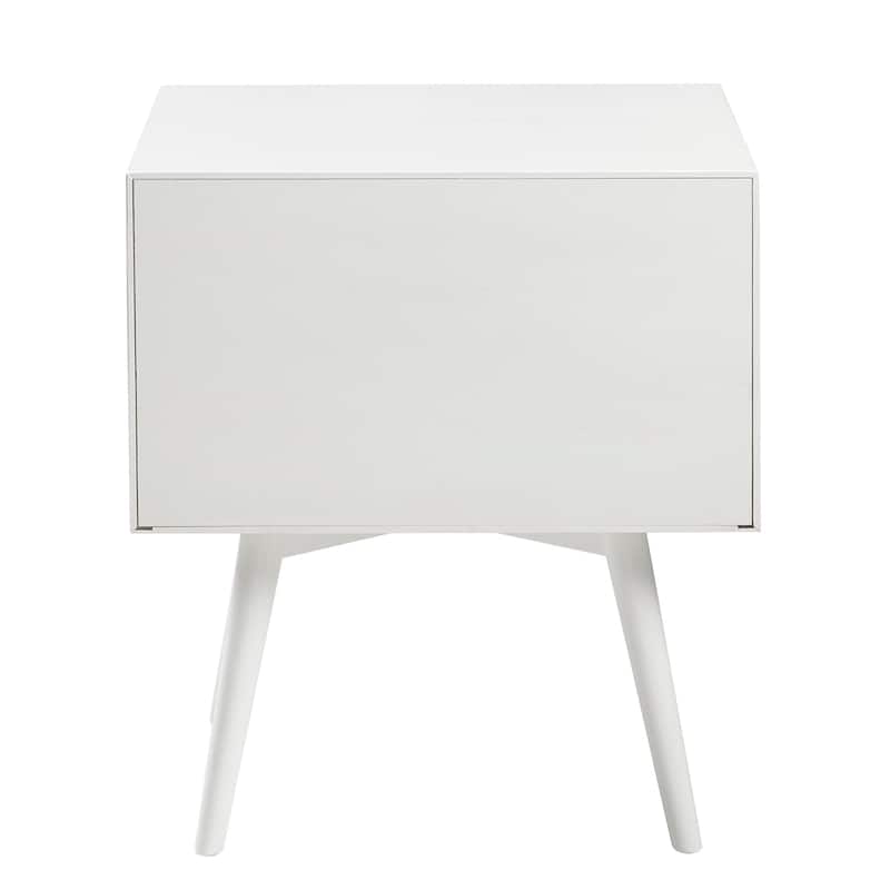 Middlebrook Mid-Century Modern Solid Wood 2-Drawer Nightstand