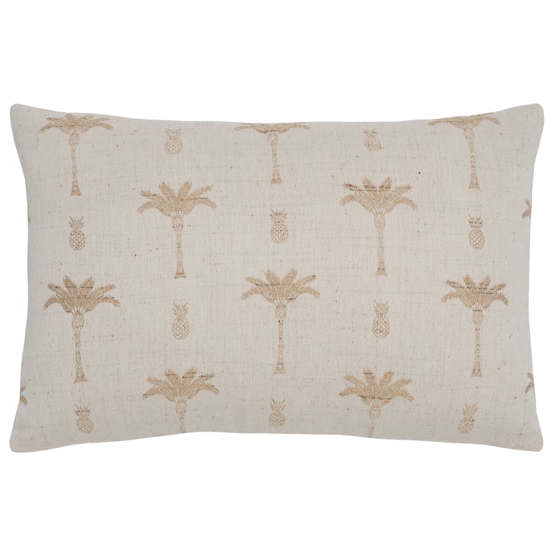 SAFAVIEH Home Reya Cotton/Viscose Lumbar Pillow