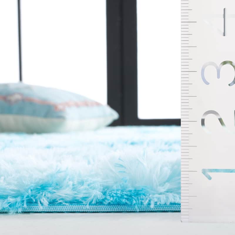 SAFAVIEH Rainbow Shag Didy Shag Rug