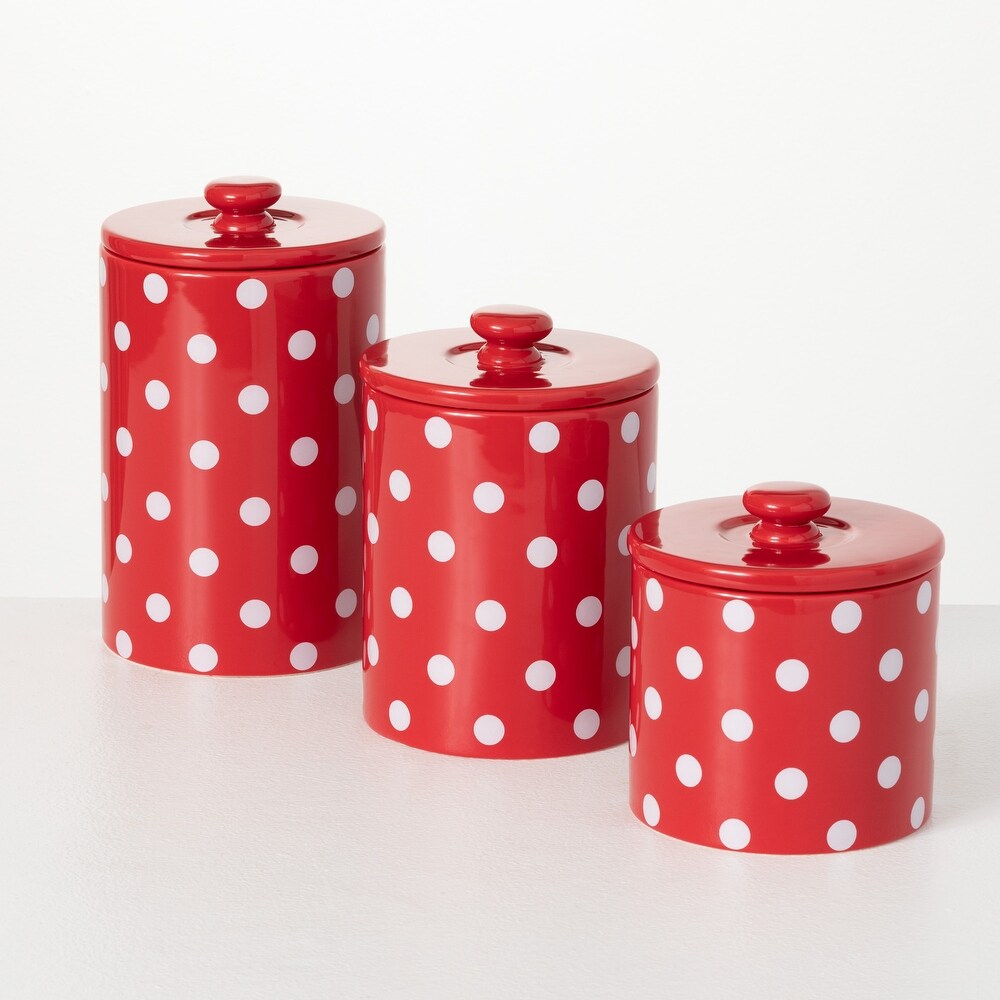 Buy Red Kitchen Canisters Online at Overstock | Our Best ...