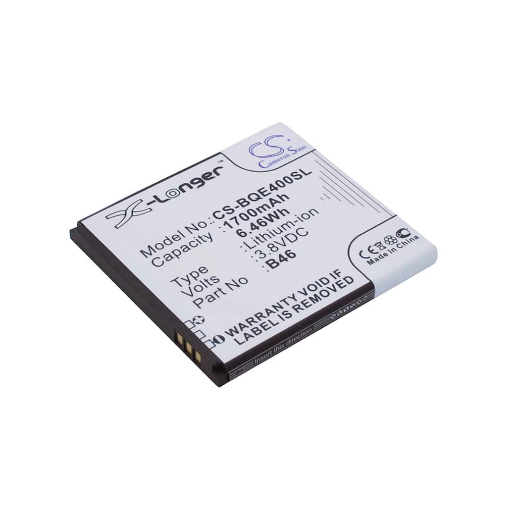 Battery for BQ 1700 Aquaris E4 B46 Mobile SmartPhone CS-BQE400SL X-Longer - Black