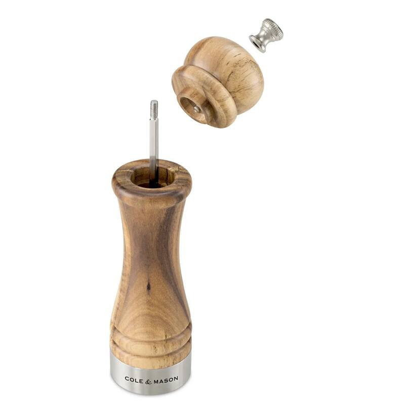 Cole & Mason Camden Salt & Pepper Mill Gift Set 8.5" - Adjustable Grind Traditional Design