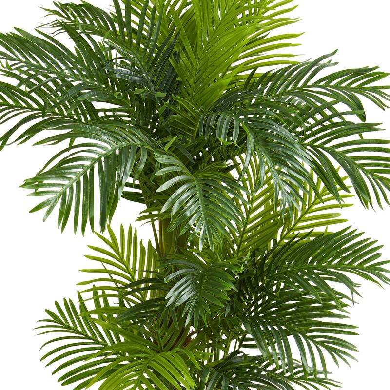 Artificial Palm Tree 6Ft - Tropical Faux Plant Indoor Decor - Elegant Fake Tree for Home Office - 6ft.
