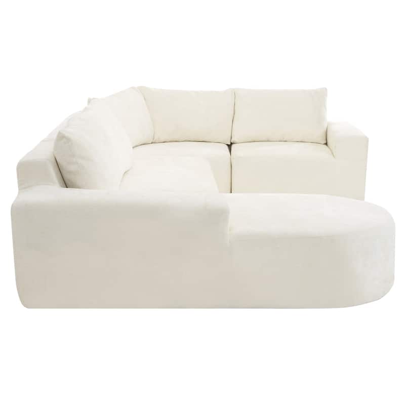 Modular Sectional Sofa Living Room Floor Couch Chaise Lounge